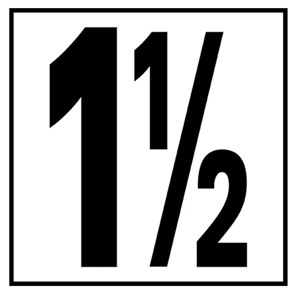 6" x 6" Standard Depth Markers, 5" Numbers - Safety Markers for Pools - Image 4