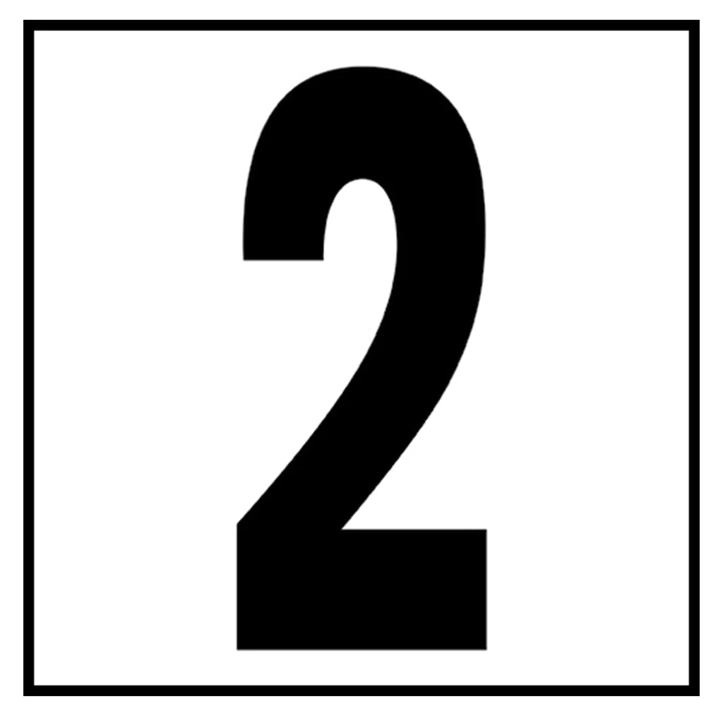6" x 6" Standard Depth Markers, 5" Numbers - Safety Markers for Pools - Image 5