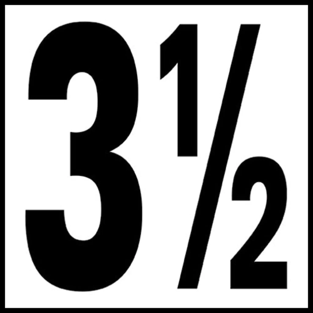 6" x 6" Standard Depth Markers, 5" Numbers - Safety Markers for Pools - Image 8