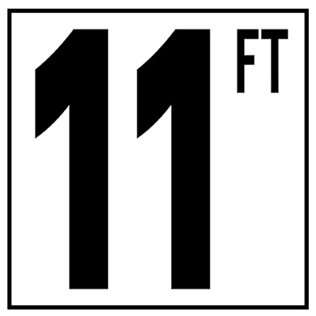 6" x 6" Standard Depth Markers, 5" Numbers with FT - Safety Markers for Pools - Image 23
