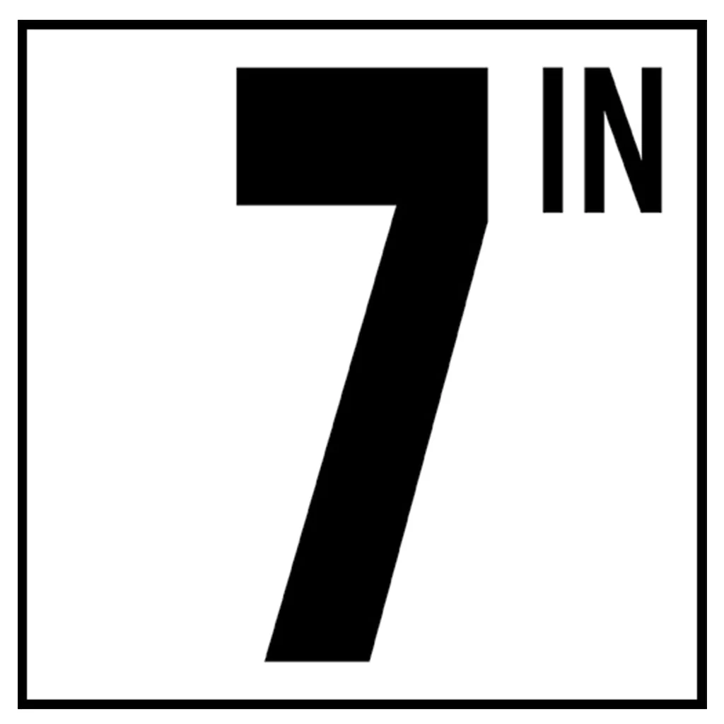 6" x 6" Standard Depth Markers, 5" Numbers with IN - Safety Markers for Pools - Image 8