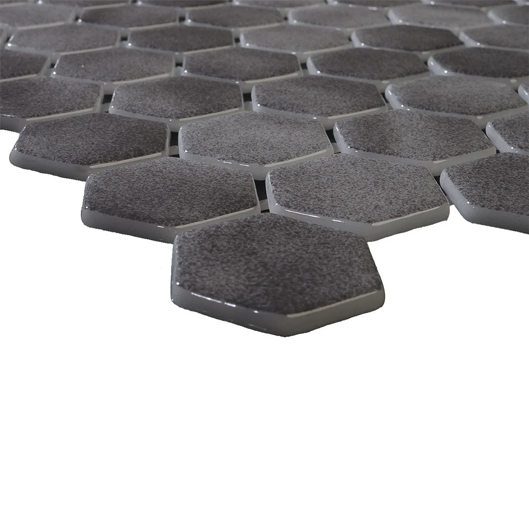Abyss, Hexagon Mosaic - Glass Tile - Image 2