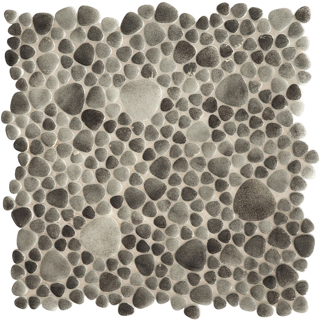 Abyss, Mixed Pebble - Glass Tile