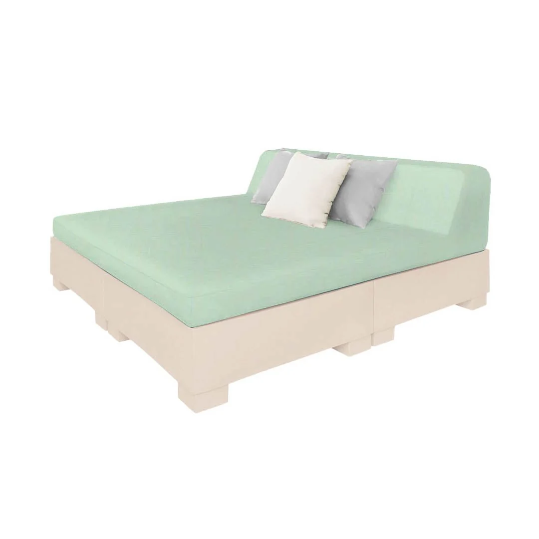 Affinity Square Sunbed with Backrest - Pool & Patio Daybed - Image 14