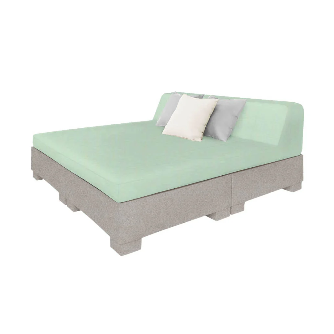 Affinity Square Sunbed with Backrest - Pool & Patio Daybed - Image 23