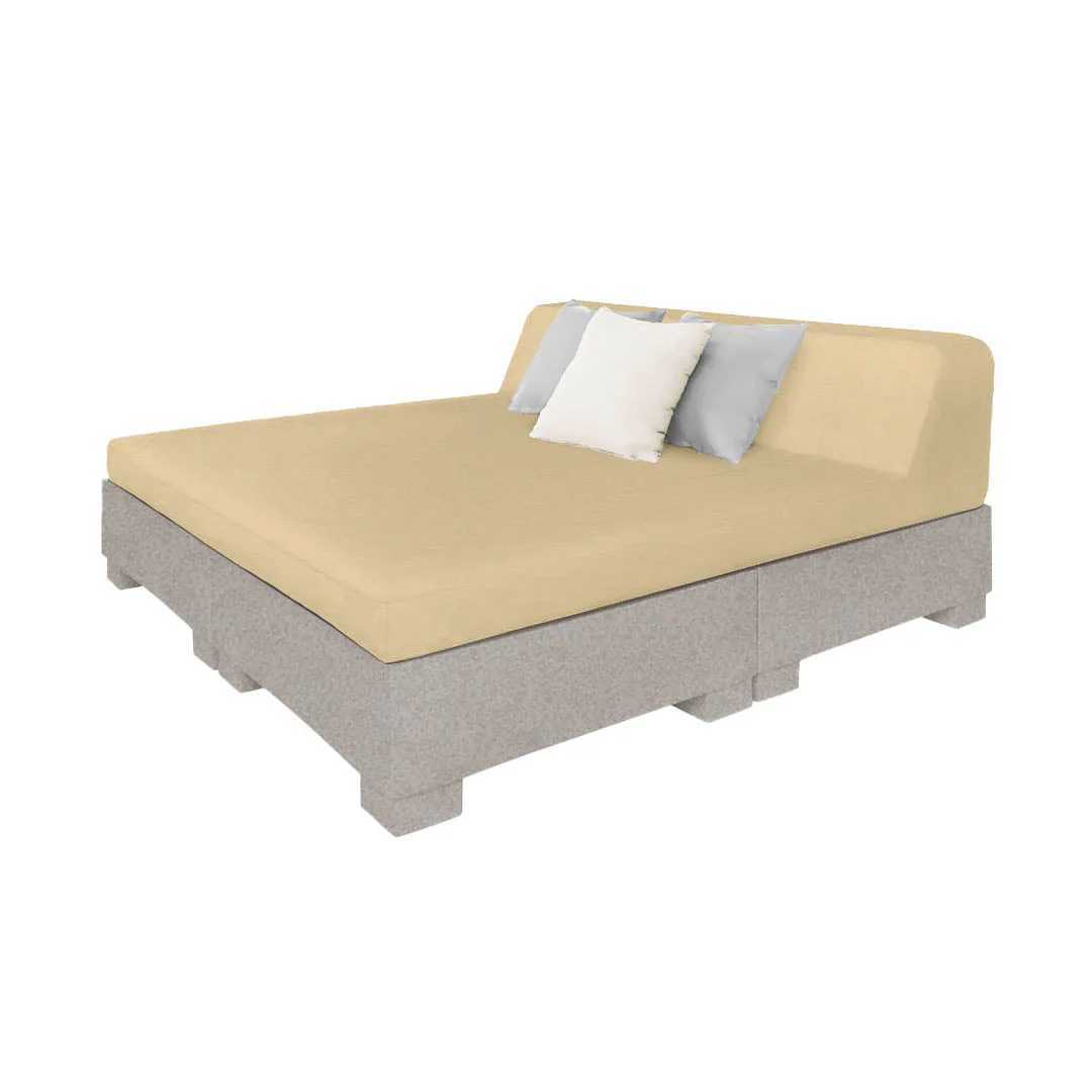 Affinity Square Sunbed with Backrest - Pool & Patio Daybed - Image 24