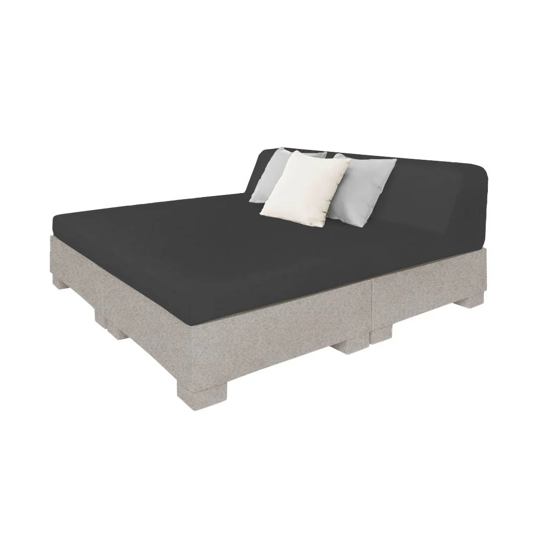 Affinity Square Sunbed with Backrest - Pool & Patio Daybed - Image 25
