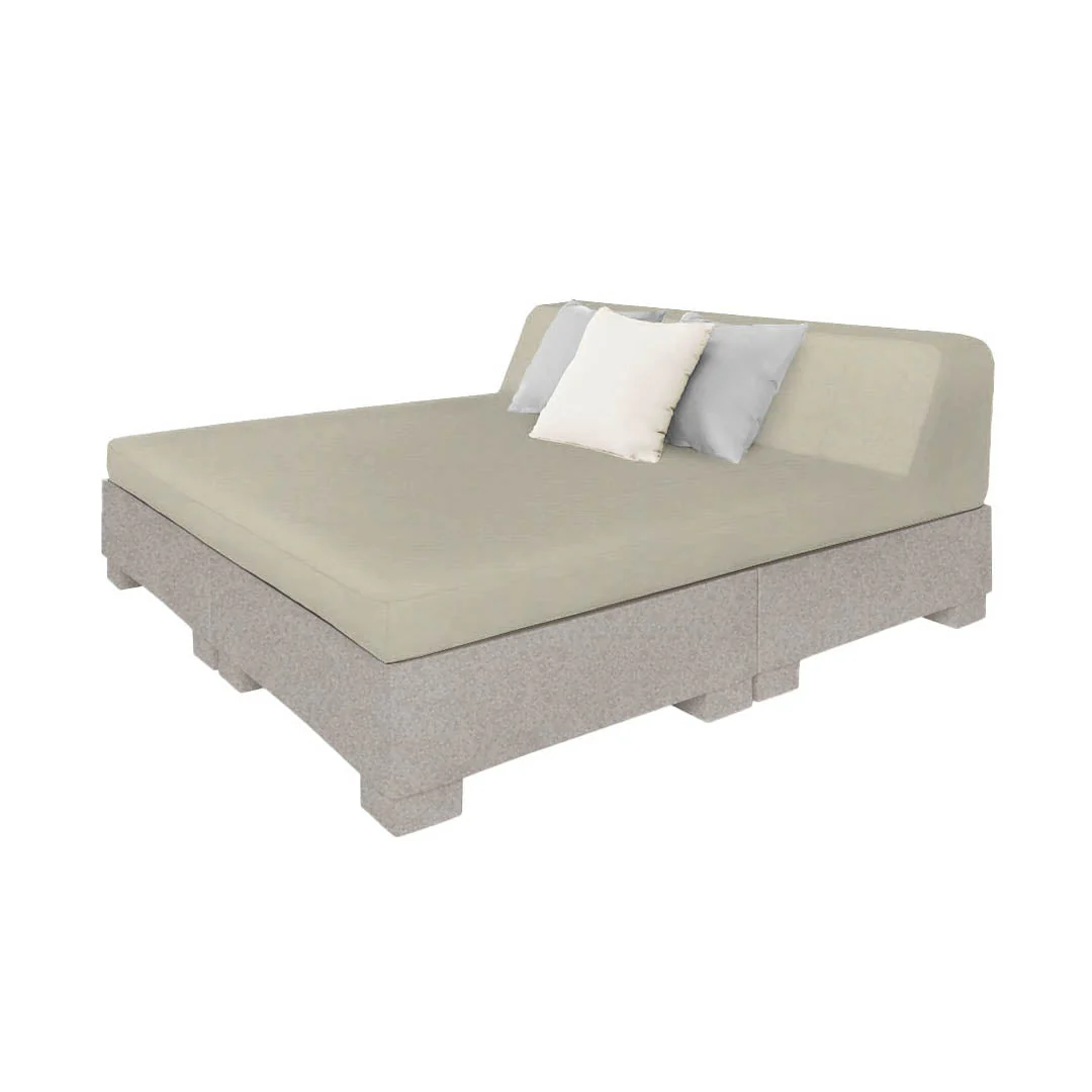 Affinity Square Sunbed with Backrest - Pool & Patio Daybed - Image 26