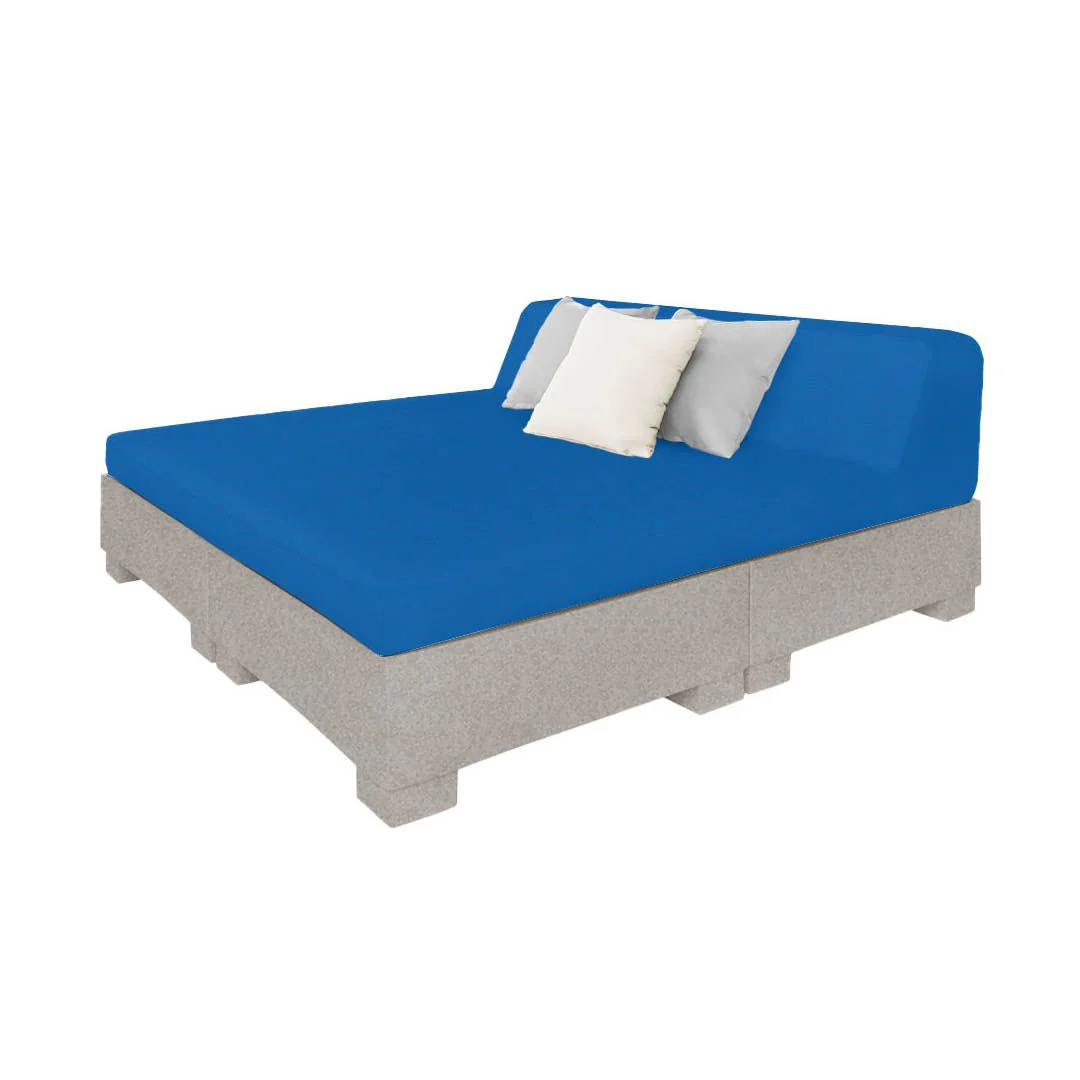 Affinity Square Sunbed with Backrest - Pool & Patio Daybed - Image 27