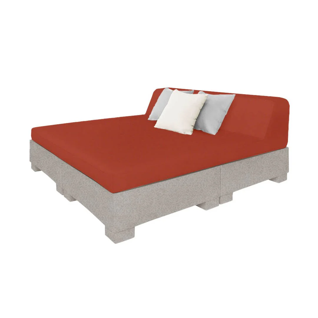 Affinity Square Sunbed with Backrest - Pool & Patio Daybed - Image 28