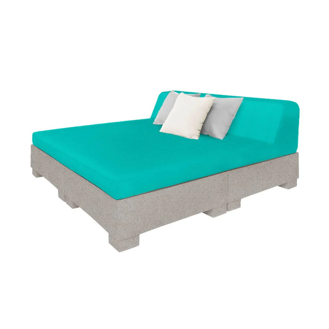 Affinity Square Sunbed with Backrest - Pool & Patio Daybed - Image 29