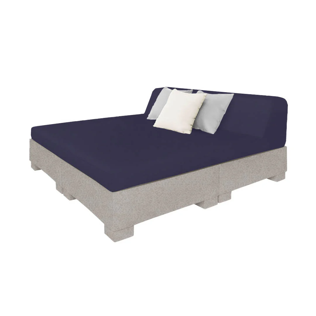 Affinity Square Sunbed with Backrest - Pool & Patio Daybed - Image 30