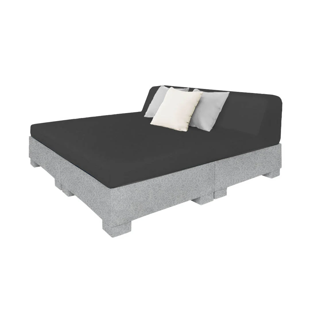 Affinity Square Sunbed with Backrest - Pool & Patio Daybed - Image 34