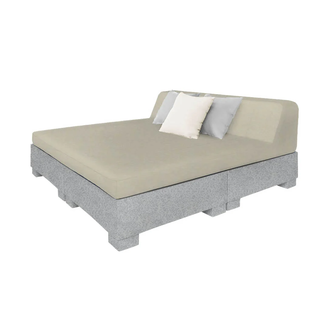 Affinity Square Sunbed with Backrest - Pool & Patio Daybed - Image 35