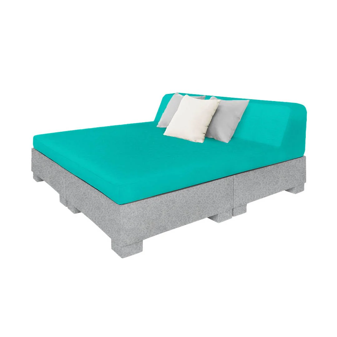Affinity Square Sunbed with Backrest - Pool & Patio Daybed - Image 36