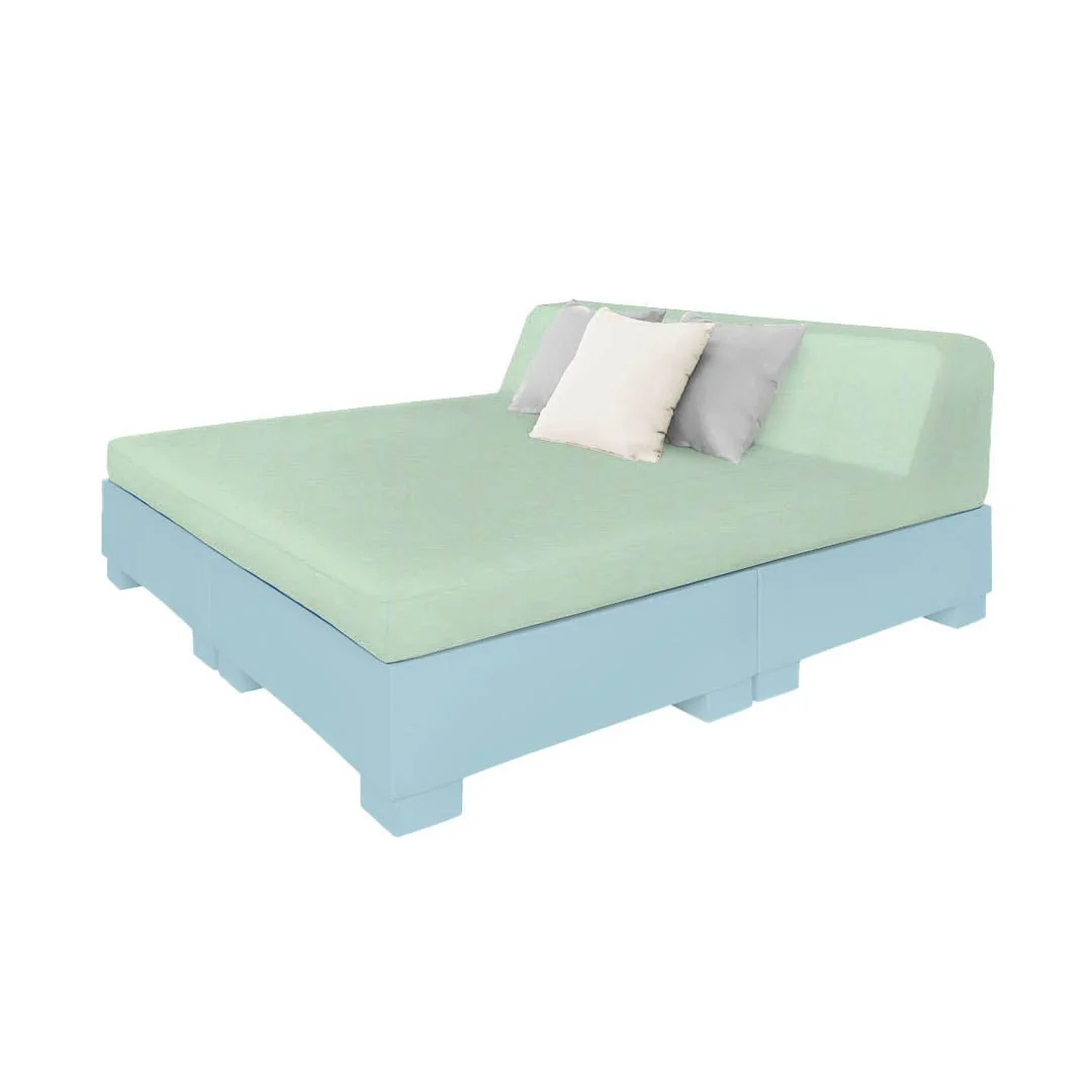 Affinity Square Sunbed with Backrest - Pool & Patio Daybed - Image 41