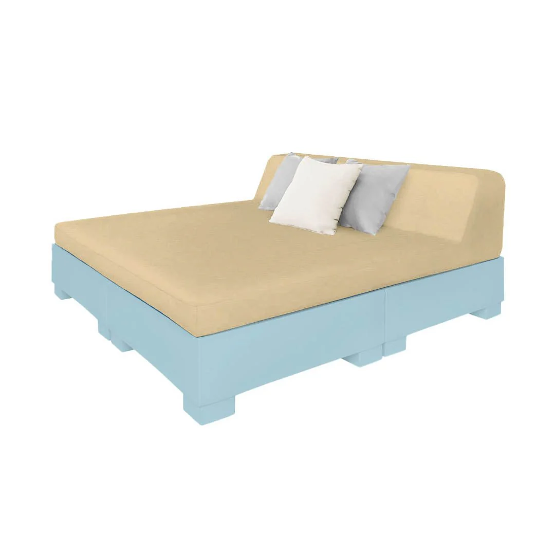 Affinity Square Sunbed with Backrest - Pool & Patio Daybed - Image 42