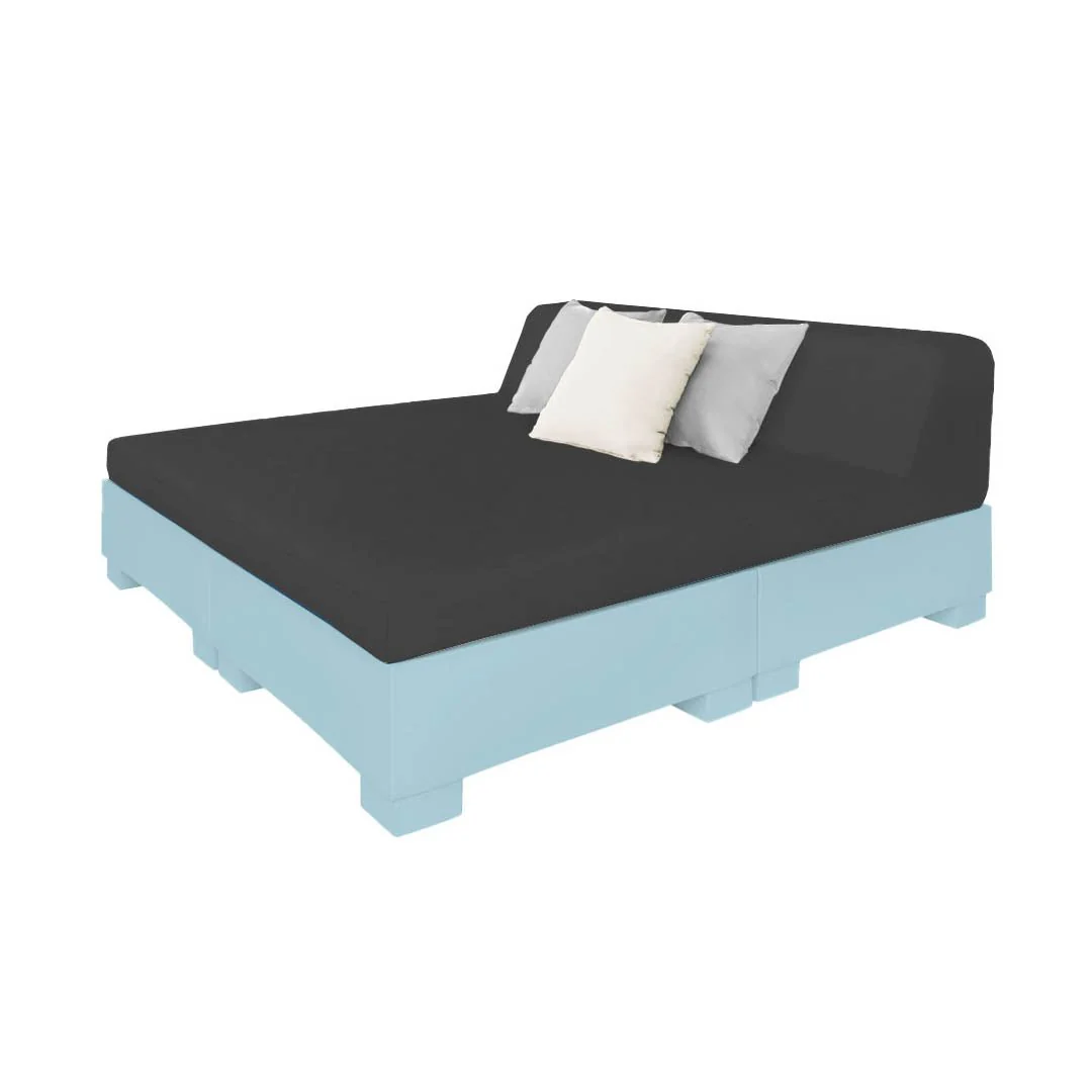 Affinity Square Sunbed with Backrest - Pool & Patio Daybed - Image 43