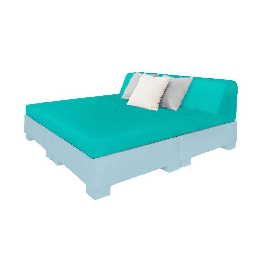 Affinity Square Sunbed with Backrest - Pool & Patio Daybed - Image 45