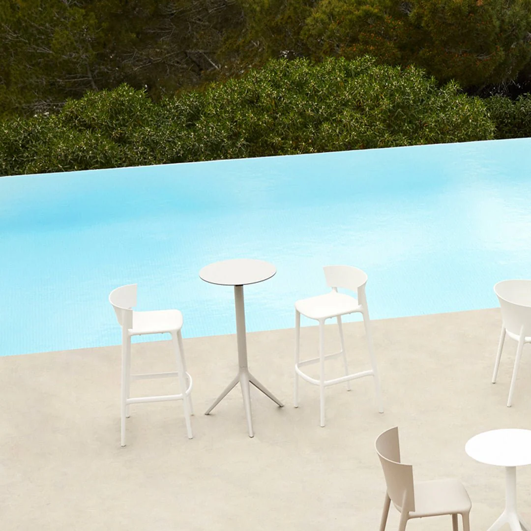 Africa Bar Stool (Set of 4) - Modern Patio Furniture - Image 3