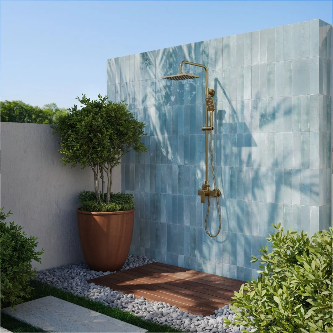 Agadir Agua, 2.8" x 11" - Porcelain Tile - Image 3