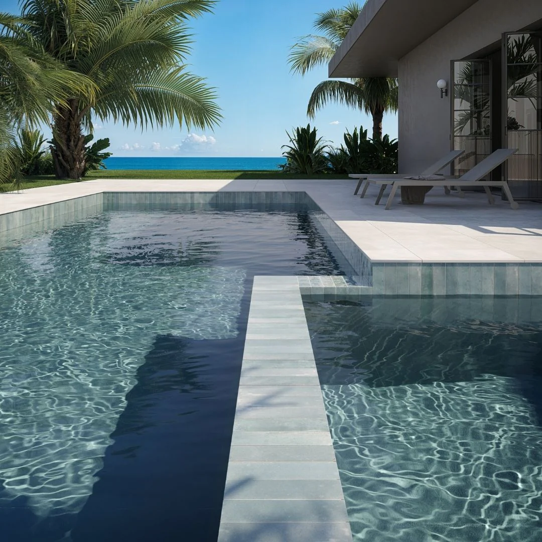 Agadir Agua, 2.8" x 11" - Porcelain Tile - Image 6
