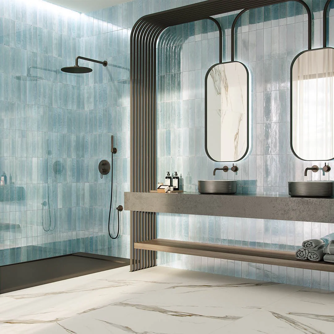 Agadir Agua, 2.8" x 11" - Porcelain Tile - Image 7