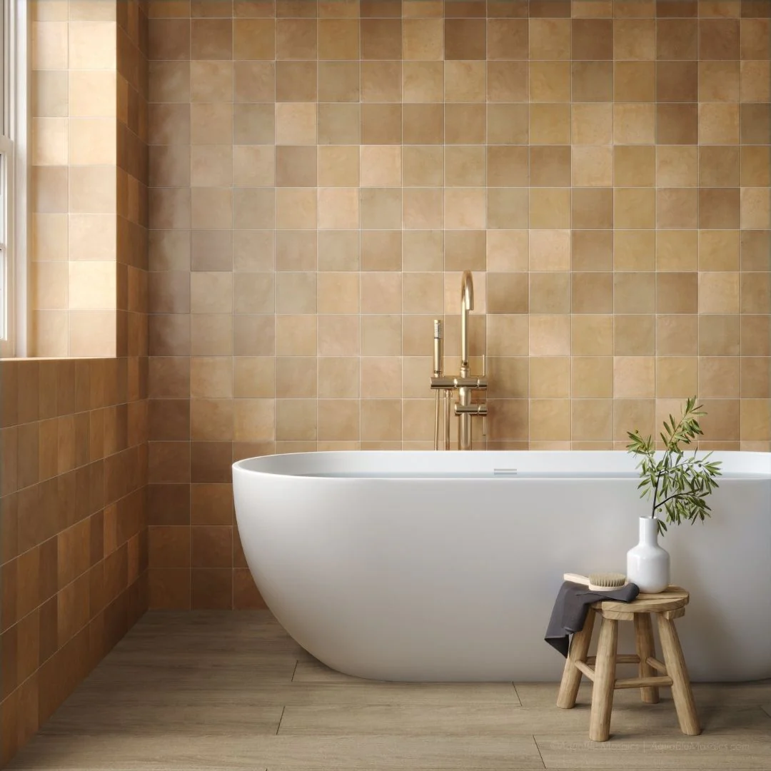 Agadir Cotto Oscuro Matte, 5.8" x 5.8" - Porcelain Tile - Image 7