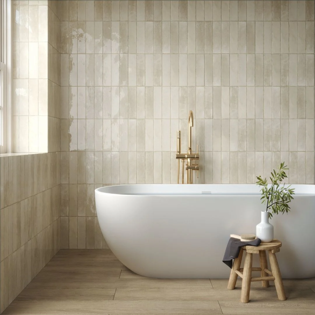 Agadir Ivory, 2.8" x 11" - Porcelain Tile - Image 3