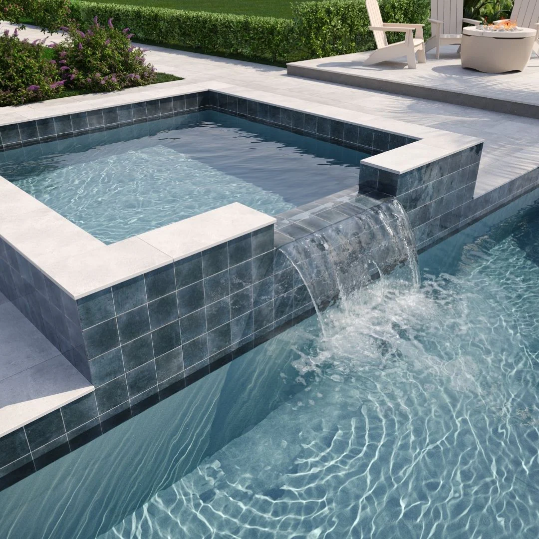 Agadir Lago, 5.8" x 5.8" - Porcelain Tile - Image 2