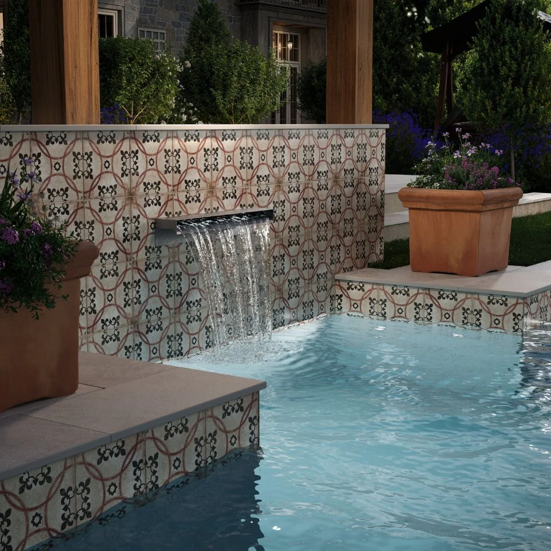 Alhambra, 9" x 9" - Porcelain Tile - Image 5