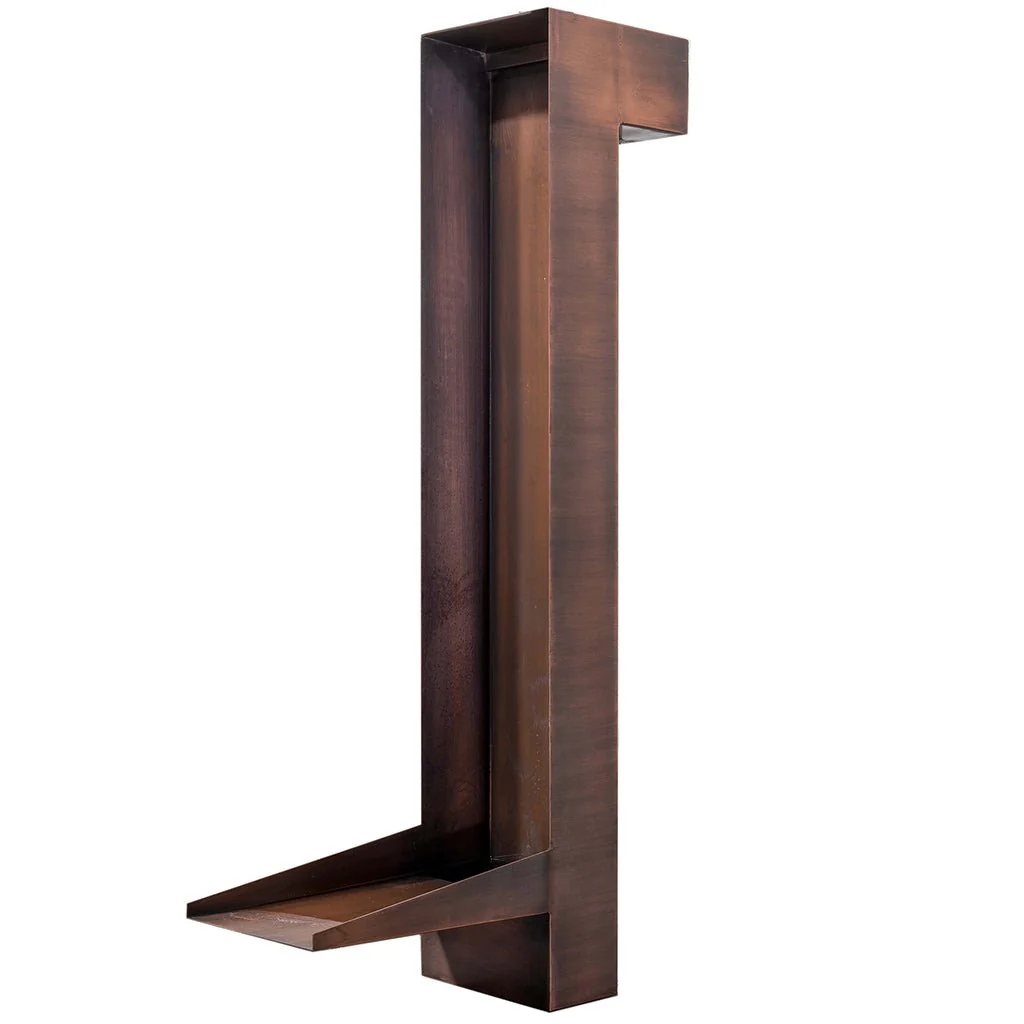 Altisimo Scupper, Copper - Outdoor Water Feature