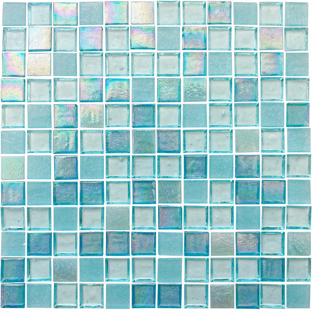 Amalfi, 1" x 1" Stacked - Glass Tile