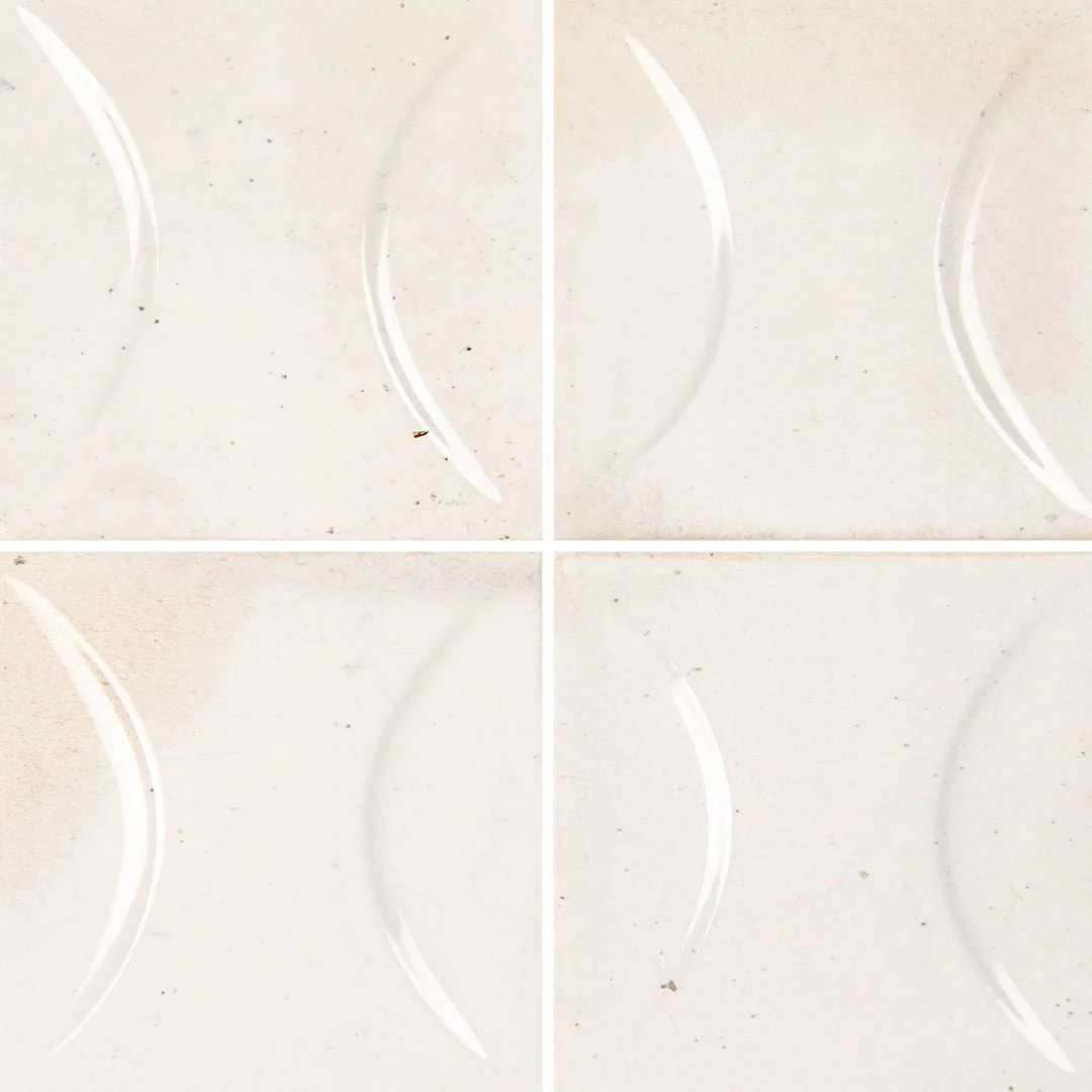 Antique White Relief, 6" x 6" - Porcelain Tile