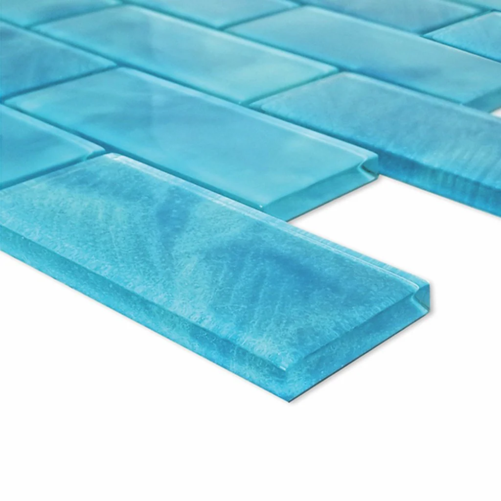 Aqua, 2" x 4" - Glass Tile - Image 3