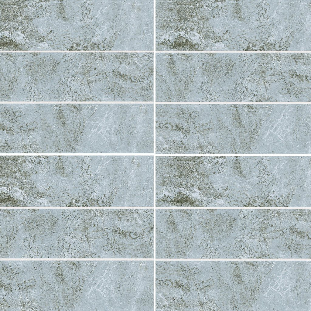 Aqua, 6" x 20" - Porcelain Tile