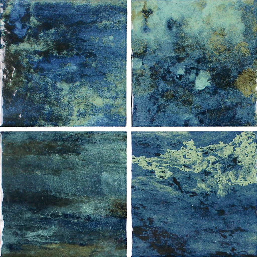 Aqua, 6" x 6" - Porcelain Pool Tile