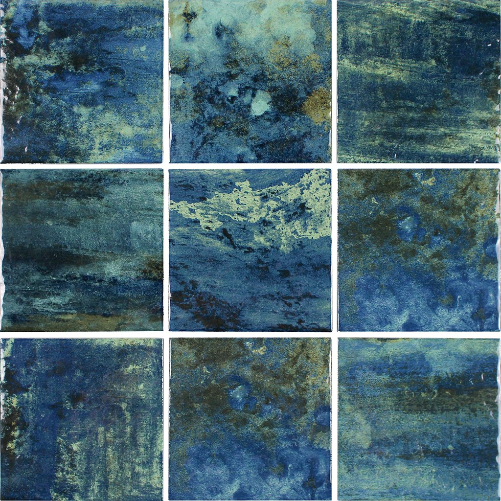 Aqua, 6" x 6" - Porcelain Pool Tile - Image 2