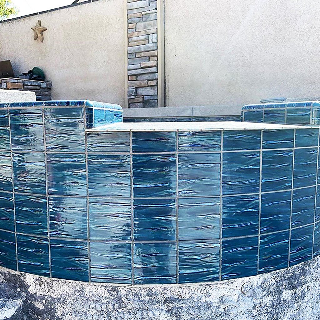 Aqua Jade, 6" x 6" - Porcelain Pool Tile - Image 7
