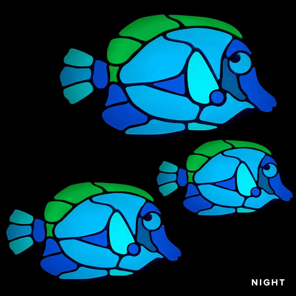 Aqua Tang Family - Glow in the Dark Pool Mosaics - AquaBlu Exclusive! - Image 2