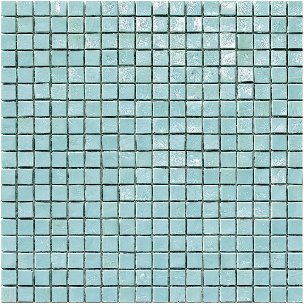 Aquamarine 2, 5/8" x 5/8" - Glass Tile
