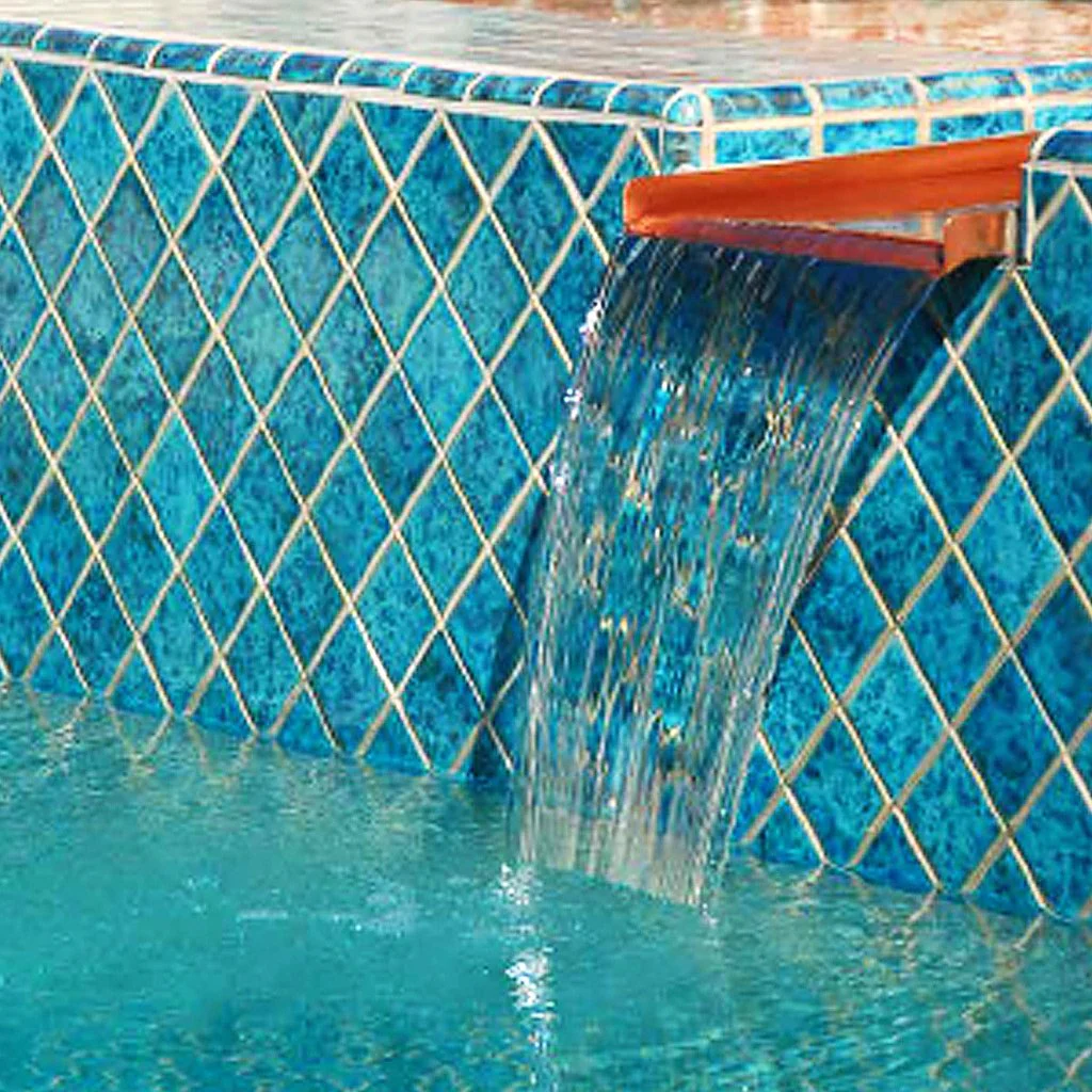 Aquamarine, 3" x 3" - Porcelain Pool Tile - Image 3