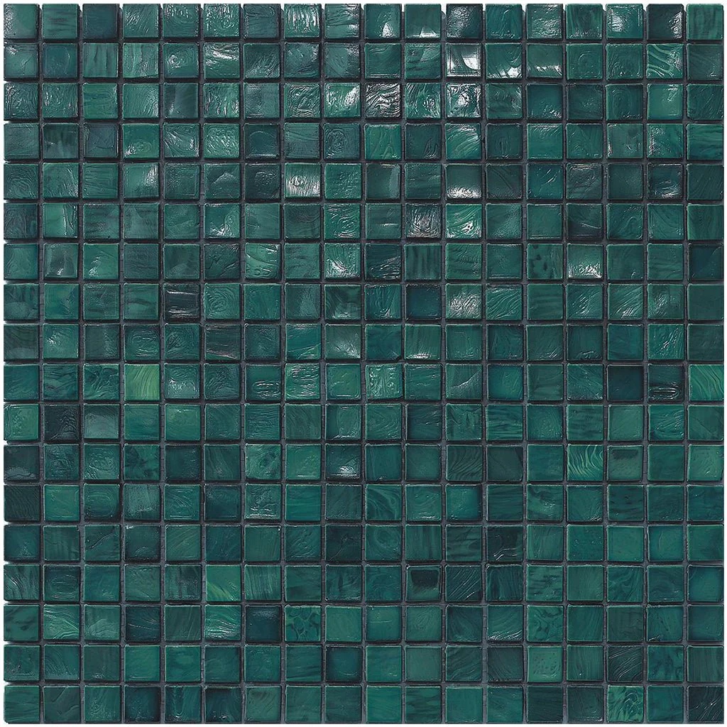 Aquamarine 4, 5/8" x 5/8" - Glass Tile