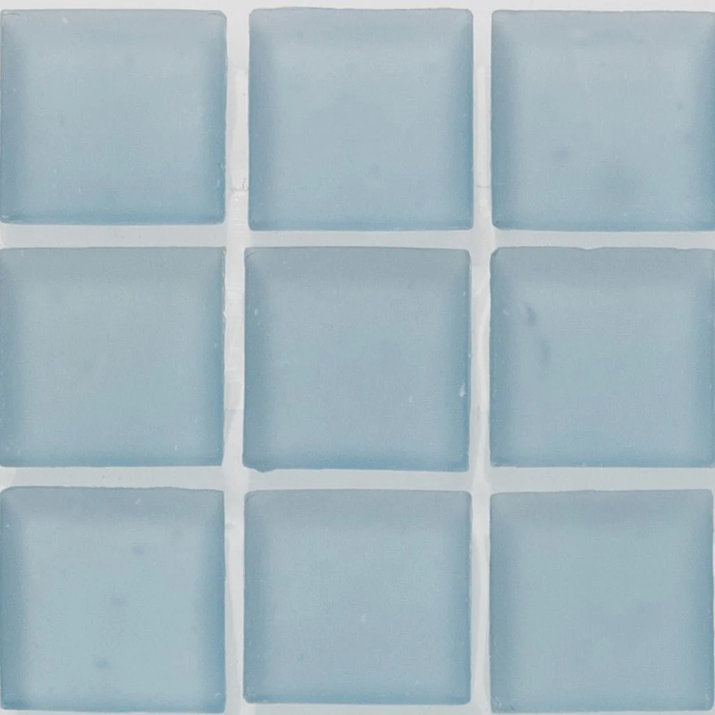 Aquamarine Beach, 1" x 1" - Glass Tile