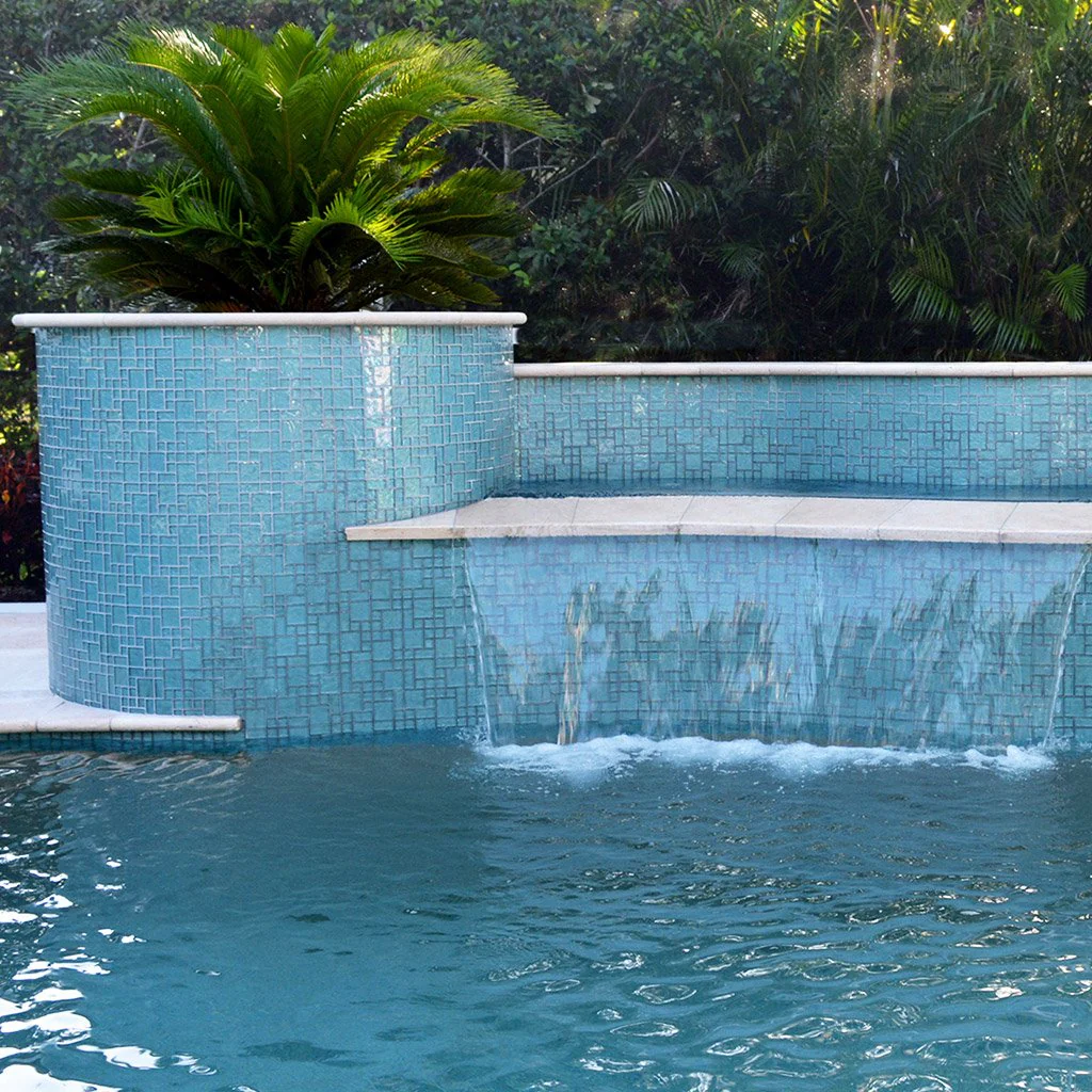 Aquamarine, Mixed - Glass Tile - Image 4
