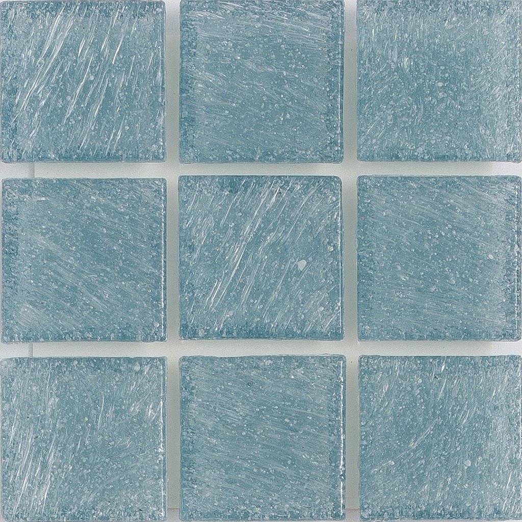 Aquamarine Sand, 1" x 1" - Glass Tile