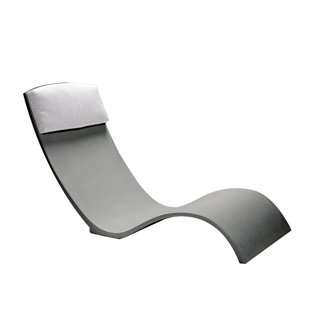 Arc Chair (Set of Two) - Luxury Concrete Pool Lounge Chair - Image 17