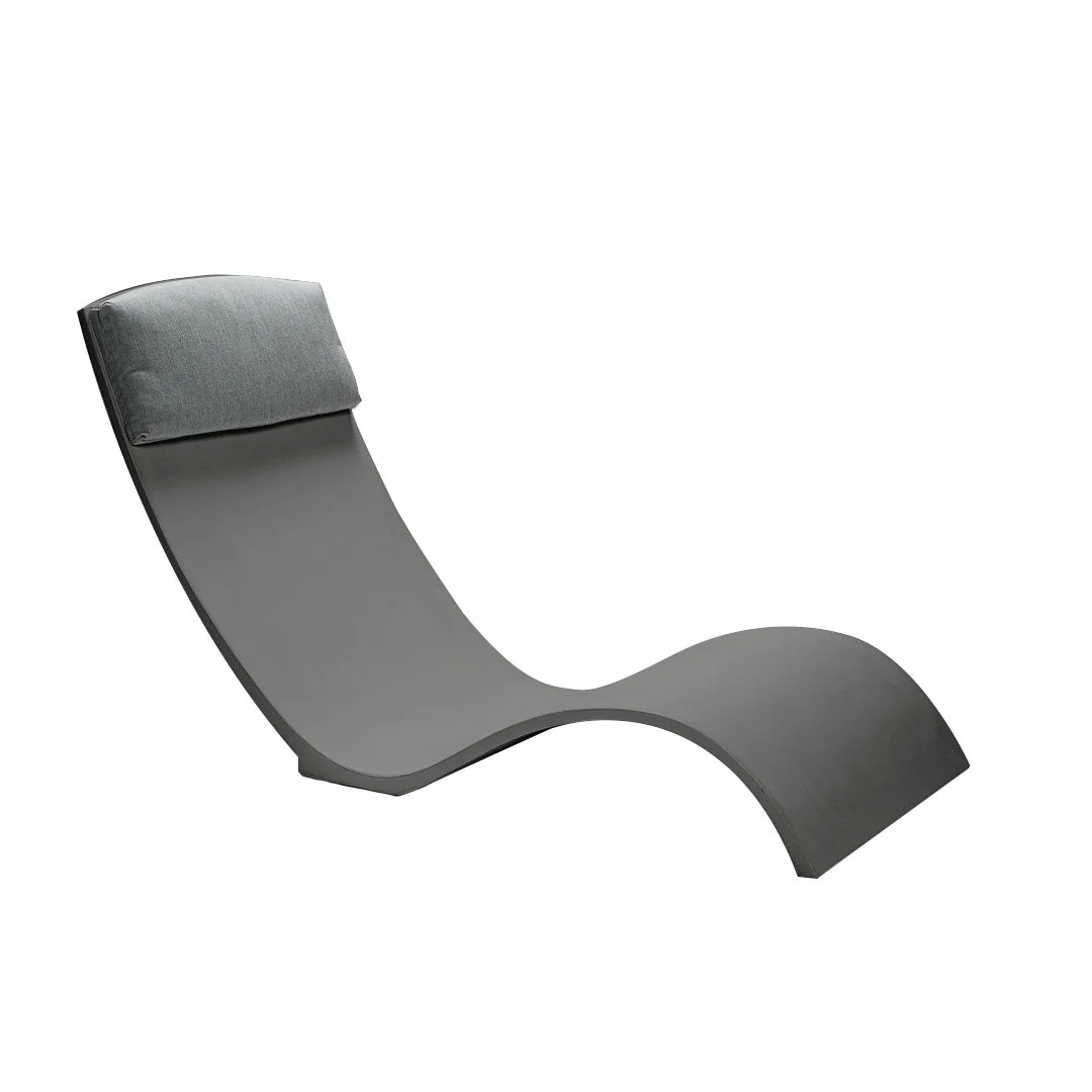 Arc Chair (Set of Two) - Luxury Concrete Pool Lounge Chair - Image 24