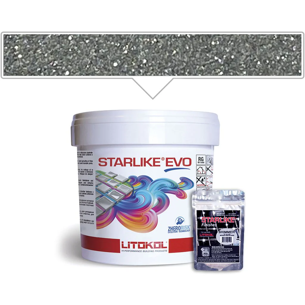 Grigio Ardesia EVO 130, 5.5lb Pail - Tile Grout - Image 3
