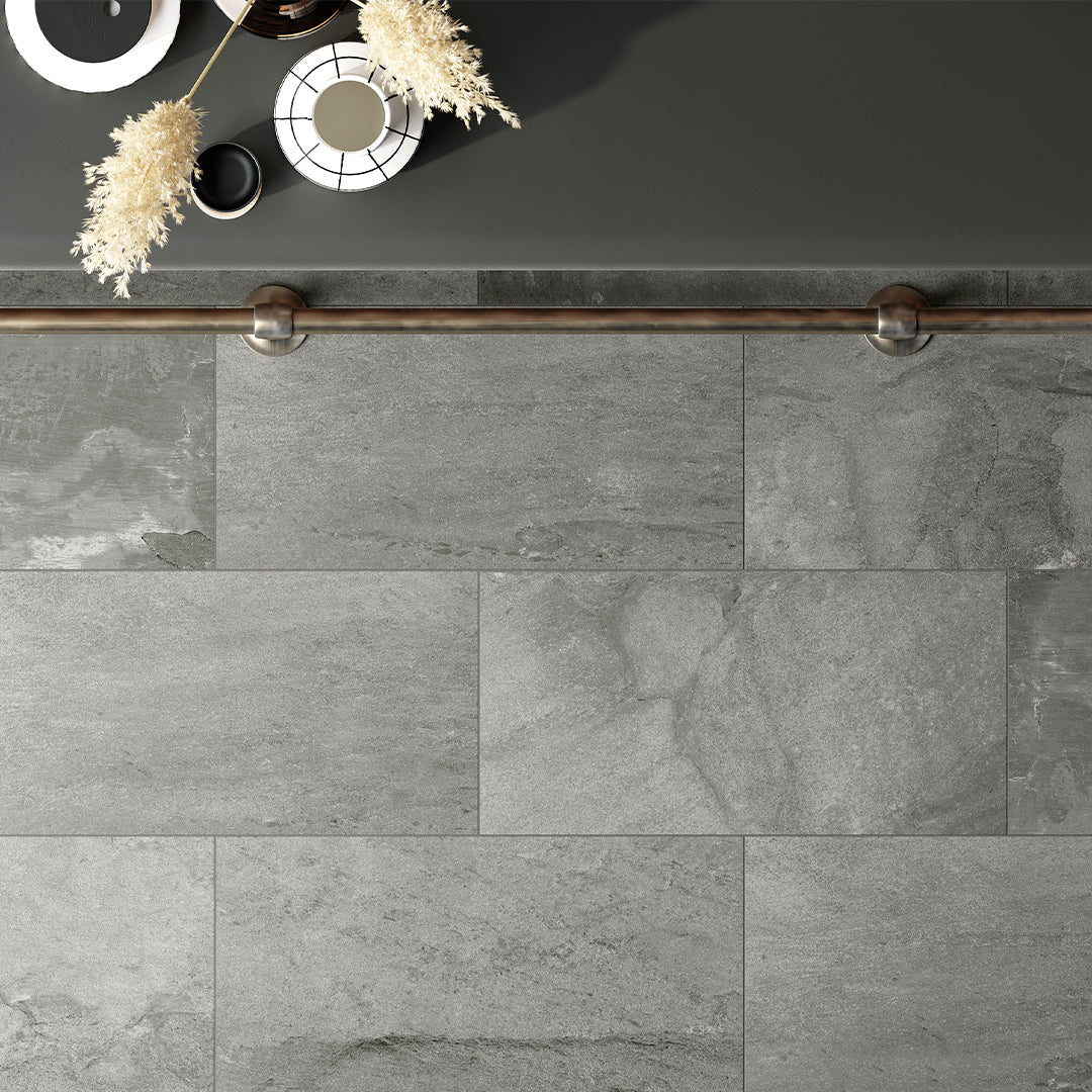 Arkham Gray, 12" x 24" - Porcelain Tile - Image 4
